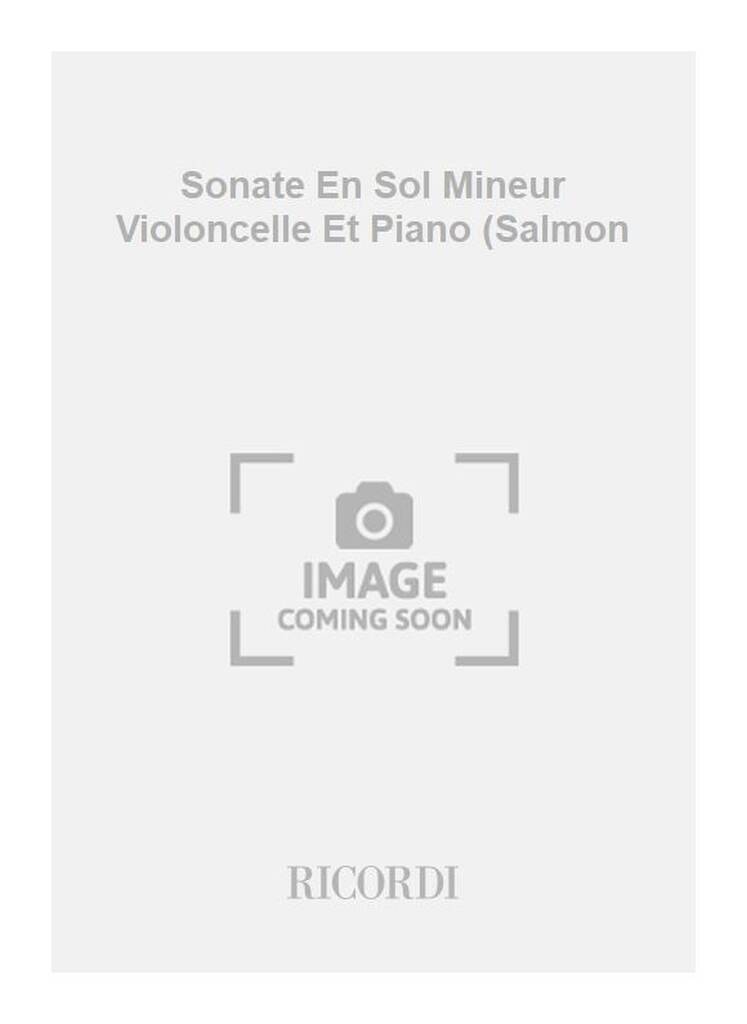 Sonate En Sol Mineur Violoncelle Et Piano (Salmon